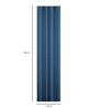 Blue Solid Cotton 9 Ft Light Filtering Eyelet Door Curtain