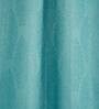 Faux Silk Blackout 5 Feet Eyelet Window Curtains (Set Of 2)
