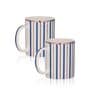Blue Bliss Tea & Coffee Mugs (Set Of 2)