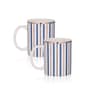 Blue Bliss Tea & Coffee Mugs (Set Of 2)
