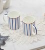 Blue Bliss Tea & Coffee Mugs (Set Of 2)