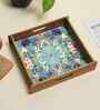 Blue Blossom Art Tray