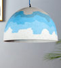 Miu Blue Fabric Hanging Light