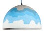 Miu Blue Fabric Hanging Light