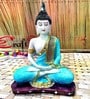 Blue Buddha Decorative Showpiece