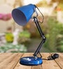 Poulsen Blue Adjustable Study Lamp With Aluminium Base