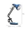 Felicity Blue Adjustable Study Lamp With Aluminium Base