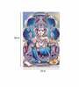 Lord Ganesha Multicolour Canvas Teakwood And MDF Framed Spiritual Art Print
