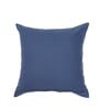 Blue Zig Zag Canvas 24 x 24 Inches Cushion Cover
