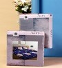 Blue Cartoon 300 TC Cotton Blend Double Bedsheet With 2 Pillow Covers
