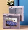 Blue Cartoon 300 TC Cotton Blend Double Bedsheet With 2 Pillow Covers
