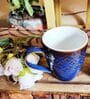 Blue Ceramic  320 ml ( Set of 2) Coffee Mug