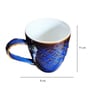 Blue Ceramic  320 ml ( Set of 2) Coffee Mug