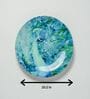 Blue Ceramic Decorative Wall Plate