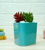 Blue Ceramic Desk Pot Set Of 2