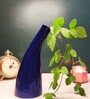 Blue Ceramic Floor Planter Pot