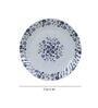 Chain 12 Pcs White & Blue Melamine Dinnerware Set
