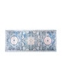 Blue Chenille 55 x 22 Inches Machine Made Floor Runner
