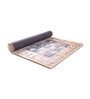 Blue Chenille 55 x 22 Inches Machine Made Floor Runner