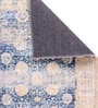 Blue Chenille 55 x 22 Inches Machine Made Floor Runner
