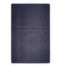 Blue Chenille Solid 83x55 inch Machine Tufted Throw
