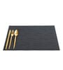 Blue Chloe Rectangular PVC Dining Table Placemat