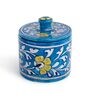 Blue Clay Blue Pottery Box With Lid