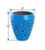 Blue Clay Meshed T-Light Holder