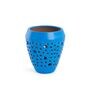 Blue Clay Meshed T-Light Holder