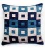 Chenille Geometric Pattern 16x16 Inch Cushion Covers (Set Of 2)