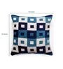 Chenille Geometric Pattern 16x16 Inch Cushion Covers (Set Of 2)
