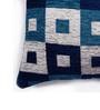 Chenille Geometric Pattern 16x16 Inch Cushion Covers (Set Of 2)