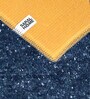 Blue Cosmos Microfiber Backing  5X7 Ft Floor Carpet