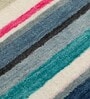 Blue Coton Geometric 3 x 5 Feet Hand Woven Carpet Carpets