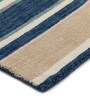 Blue Coton Geometric 3 x 5 Feet Hand Woven Carpet Carpets