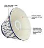Royal Jodhpur Boho 30cm Empire Cotton  Lampshade (Blue)