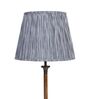 Midnight  Stripe 40cm Straight Empire Cotton  Lampshade (Blue)