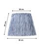 Midnight  Stripe 30cm Straight Empire Cotton  Lampshade (Blue)