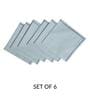 Blue Cotton  (16x 16 )Inch Table Napkins (Set of 6)
