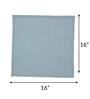 Blue Cotton  (16x 16 )Inch Table Napkins (Set of 6)