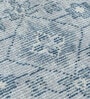Blue Cotton  Floral 6 x 9 Feet Hand Knotted Carpet Summer Refresh Collection