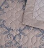 Blue Cotton 100 GSM AC Room Quilted 1 Double Bed Comforter Grandeur Collection