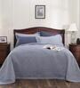 Blue Cotton 120 GSM AC Room Double Bed Quilt