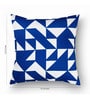Blue Geometric Cotton 16 x 16 Inches Cushion Covers (Set of 5)