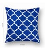 Blue Geometric Cotton 16 x 16 Inches Cushion Covers (Set of 8)