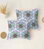 Blue Cotton 27x18 Inches Pillow Covers (Set of 2)