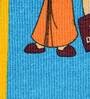 Blue Cotton 28 X 20 Inch Chotta Bheem Rug
