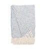 Blue Cotton 52x60 Inches Sofa Throw