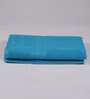 Blue Cotton 600 GSM Bath Towel
