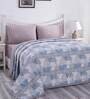 Blue Cotton 120 Room Temperature Double Bed Quilt